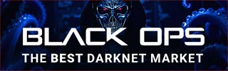 BlackOps darknet market official promotional banner &mdash; BTC and XMR dark web marketplace with manual vendor screening
