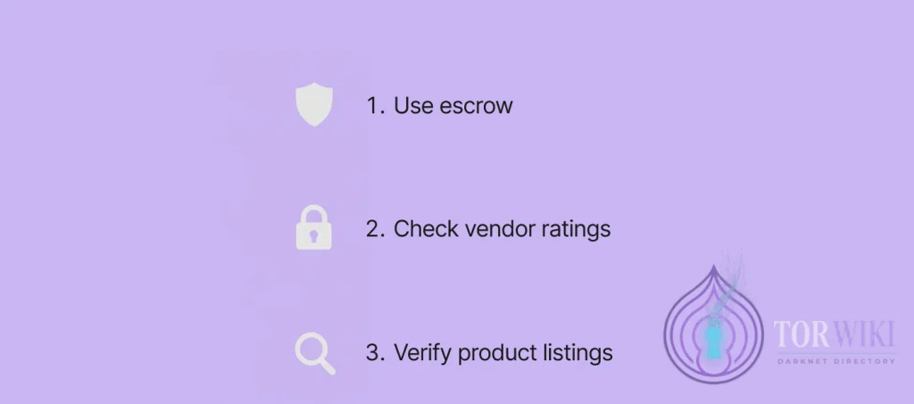 How to evaluate darknet marketplace safety &mdash; security assessment infographic