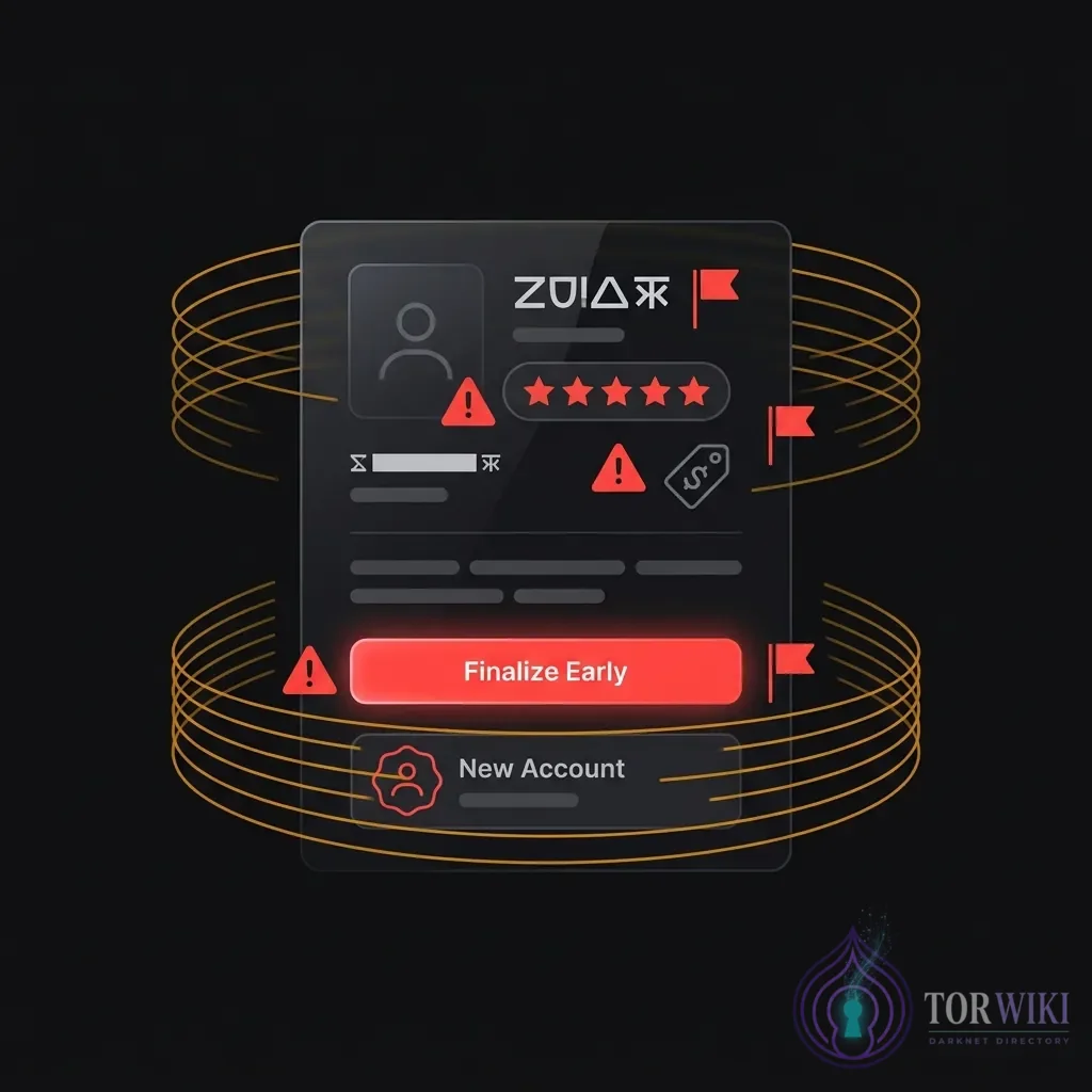 Dark web scam red flags &mdash; how to identify fraudulent vendors and listings